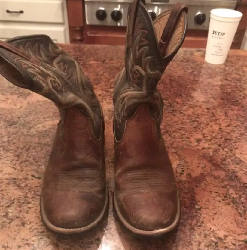 Cowboy Leather Boots Waterproof